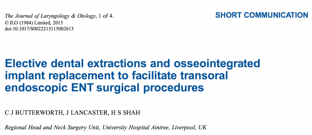 Journal of Laryngology & otology