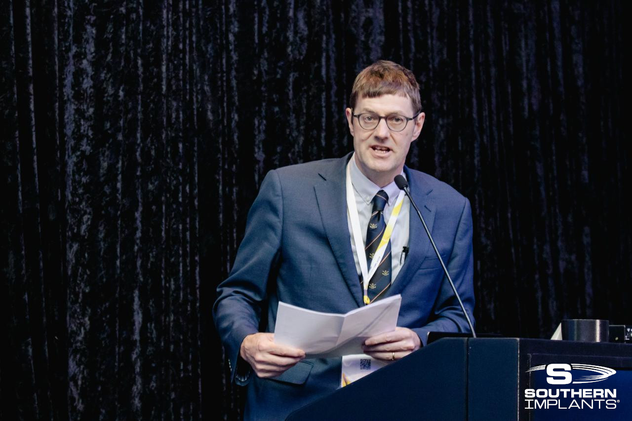 Professor Christopher Butterworth addressing delegates at SICON 2026
